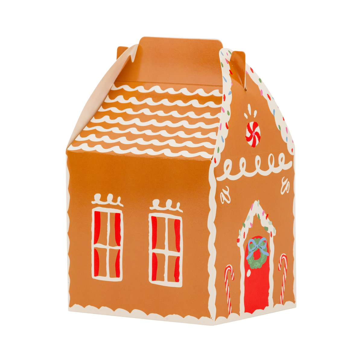 MYB1307 - Gingerbread House Treat Boxes with Stickers