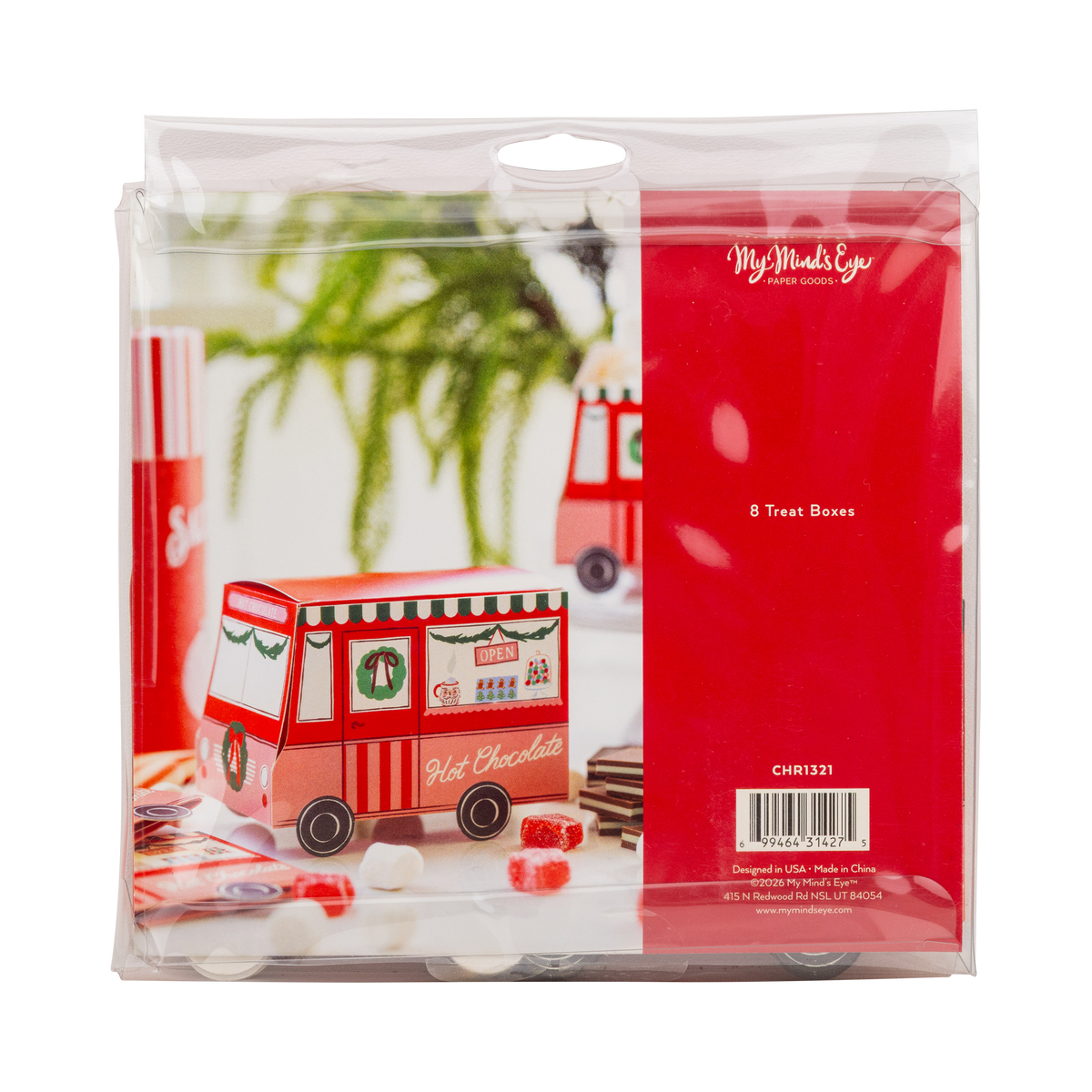 CHR1321 - Hot Cocoa Truck Christmas Treat Boxes